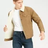 TYPE III SHERPA TRUCKER JACKET - Cougar - Neutral